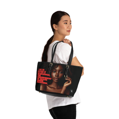 Shoulder Bag - Ahnye's Melanin Collection The Blueprint words of affirmation (Black)