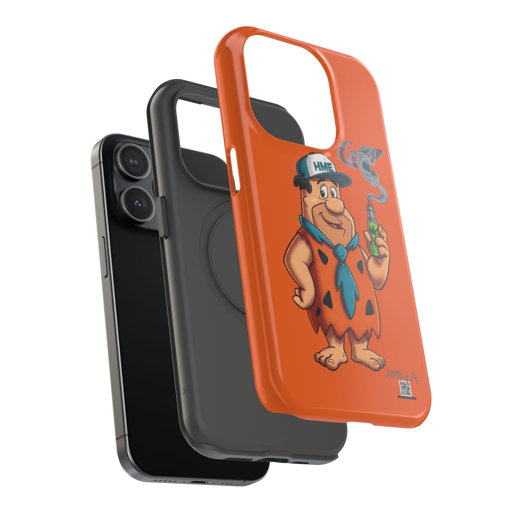 Phone Case - 420 Fred Flintstone with his THC Vape Pen Design