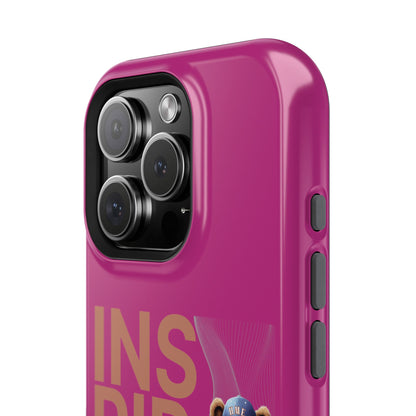 Phone Cases - HME Logo Bear, Inspired to take action Pink