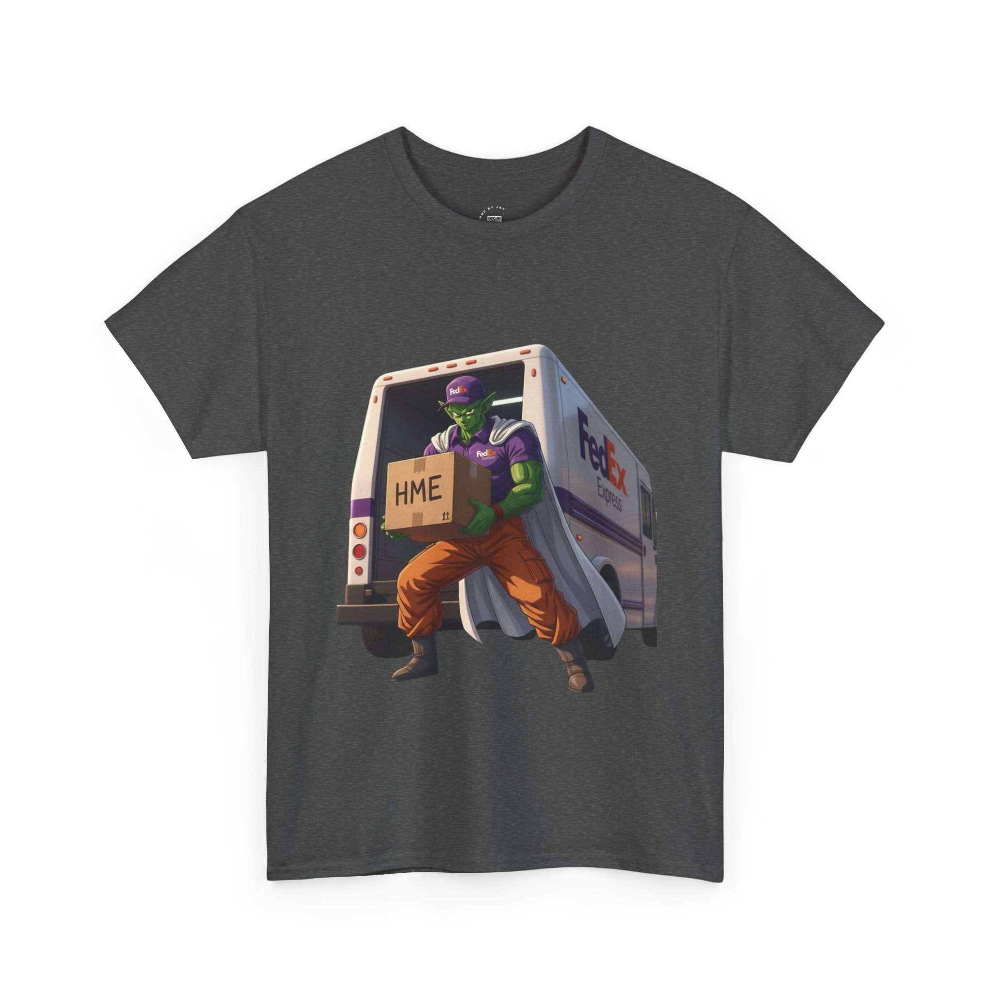 Anime Graphic Tee - Dragon Ball Z Piccolo FedEx Delivery