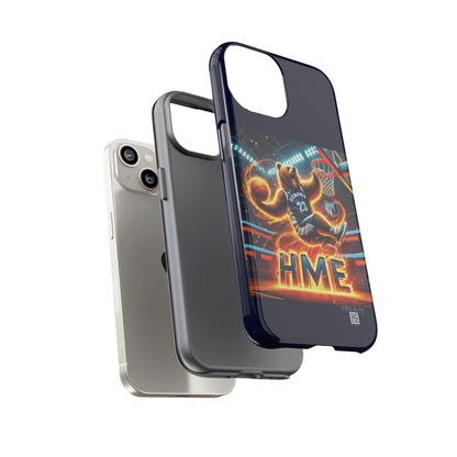 Phone Cases - Memphis Grizzlies Bear Dunkin on Fire Design