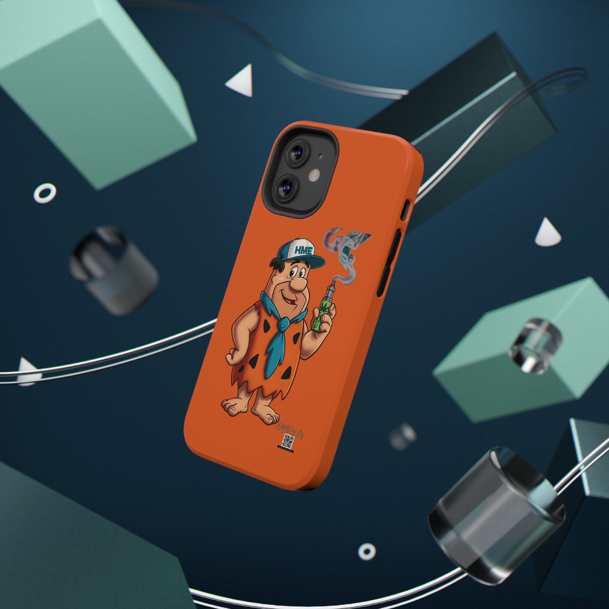 Phone Case - 420 Fred Flintstone with his THC Vape Pen Design