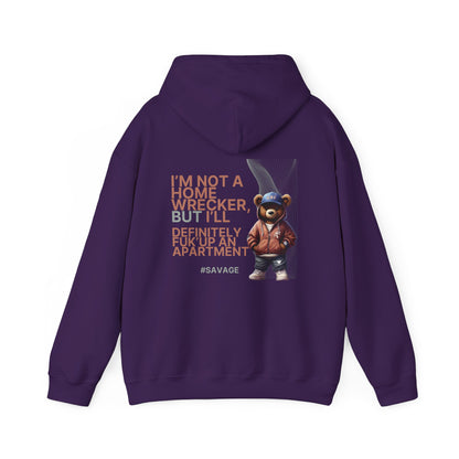 HME Bear Logo Hoodie - I'm not a Home Wrecker Design