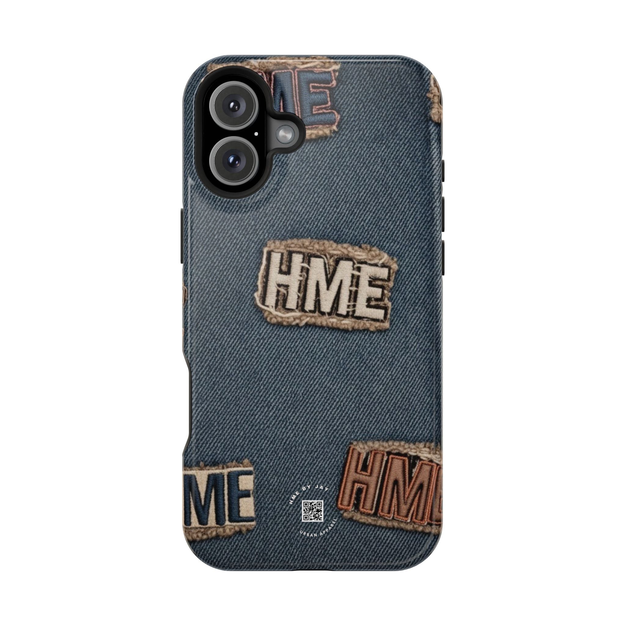 Denim HME Magnetic Impact-Resistant Case