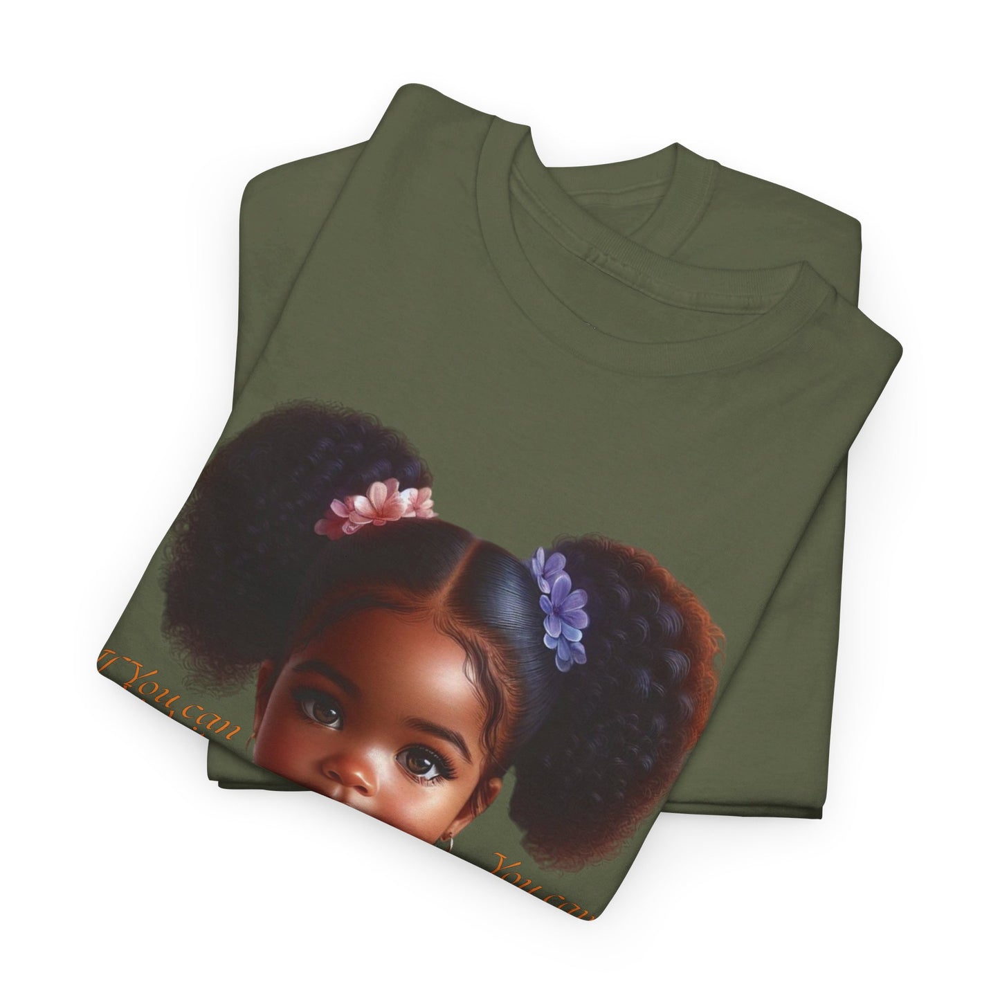 Ahnye’s Melanin Collection If you can think it Unisex Heavy Cotton Tee