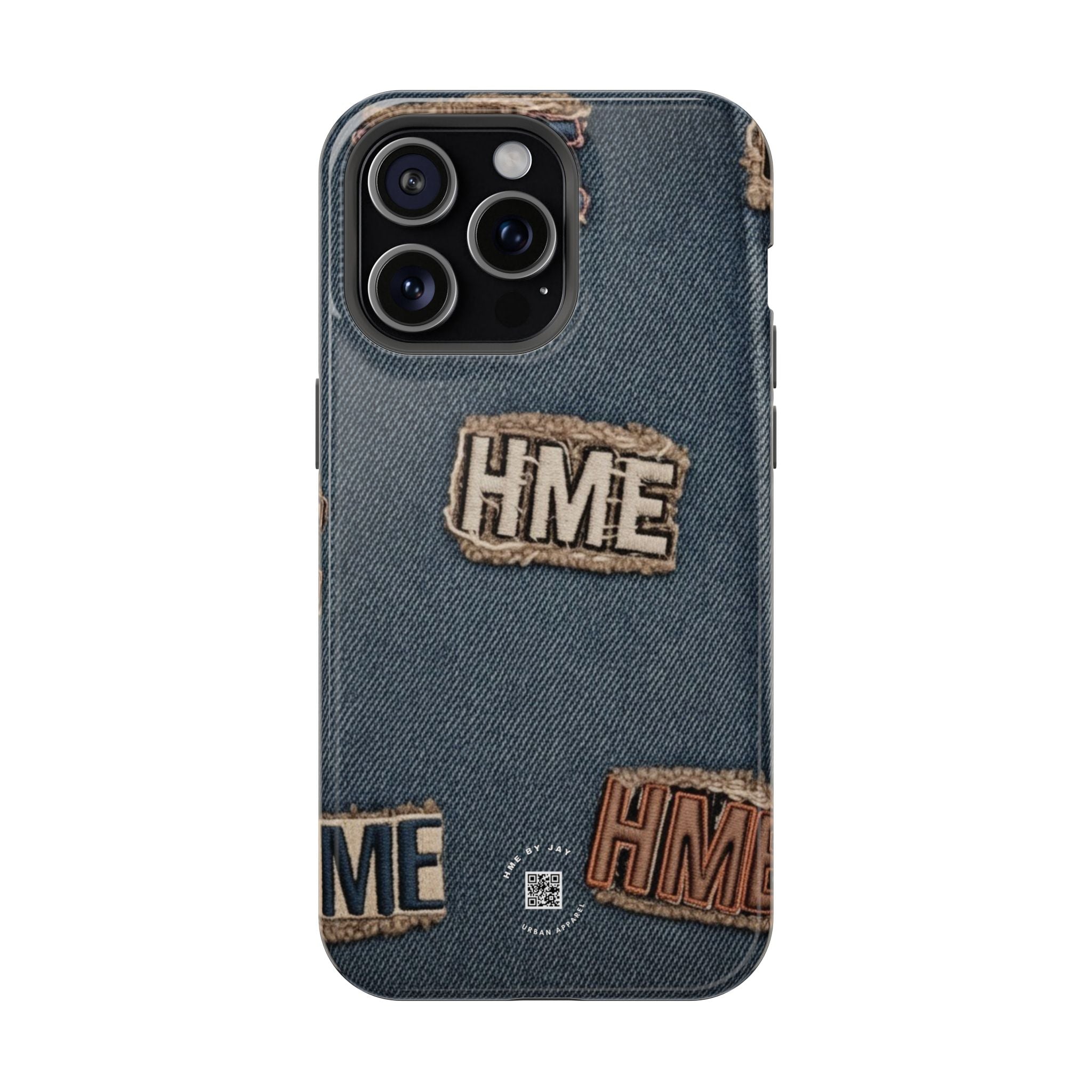 Denim HME Magnetic Impact-Resistant Case