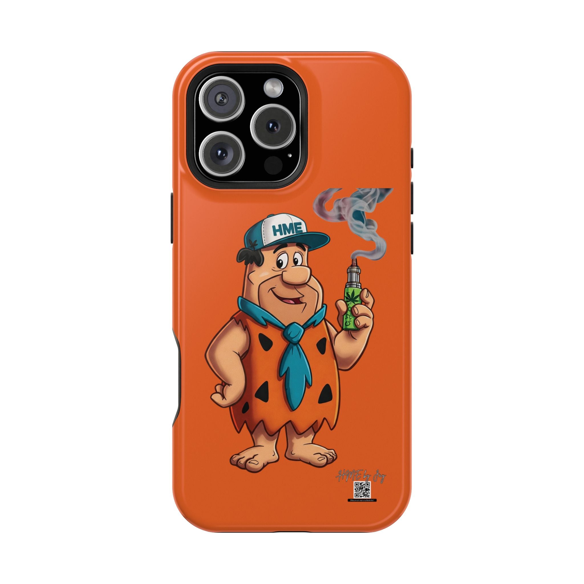 Phone Case - 420 Fred Flintstone with his THC Vape Pen Design