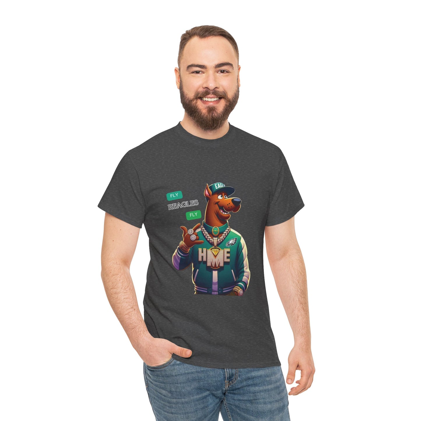 HME Scooby Doo Eagles Unisex Heavy Cotton Tee