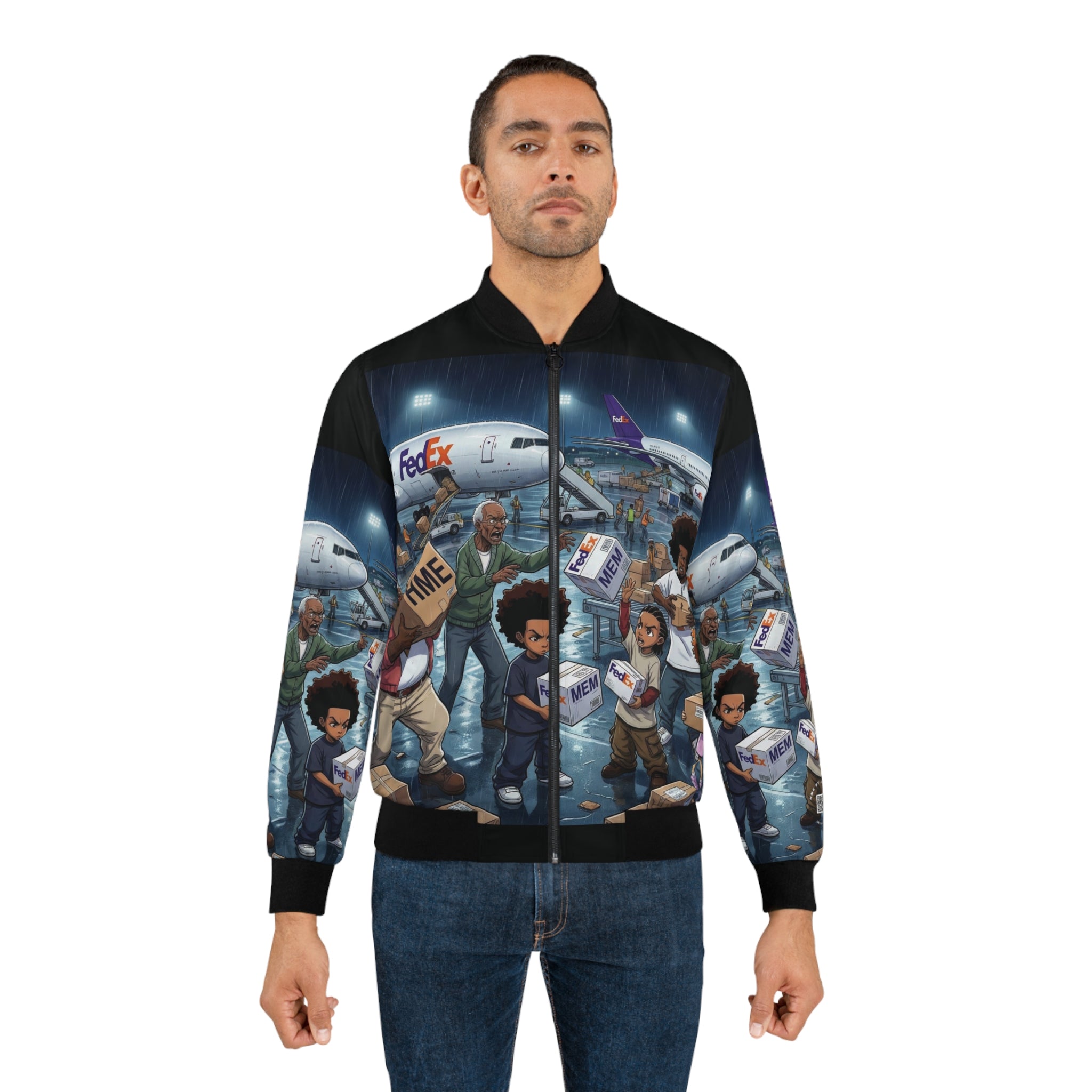 Boondocks x FedEx Crossover Bomber Jacket