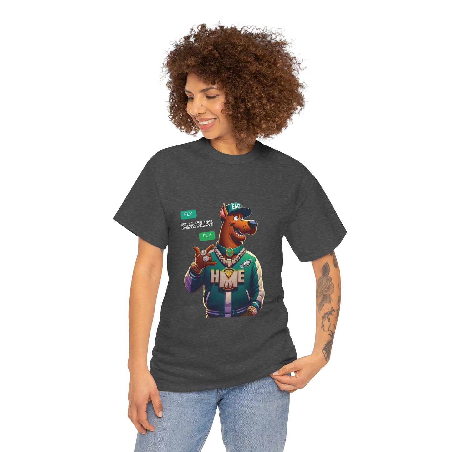 HME Scooby Doo Eagles Unisex Heavy Cotton Tee