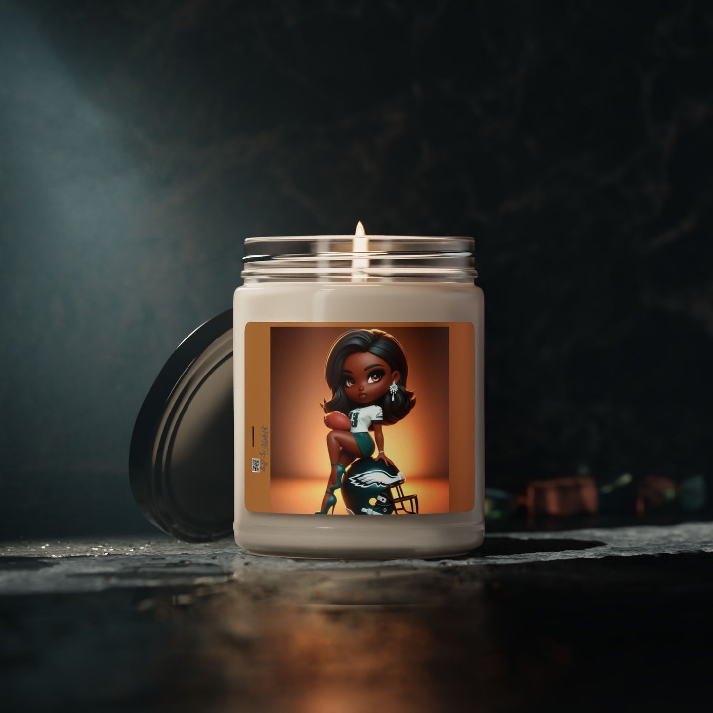 Ahnye’s Melanin Collection Eagles Scented Soy Candle, 9oz