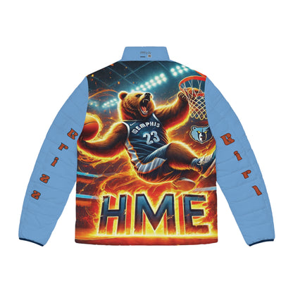 Unisex Puffer Jacket - HME Custom Grizzlies