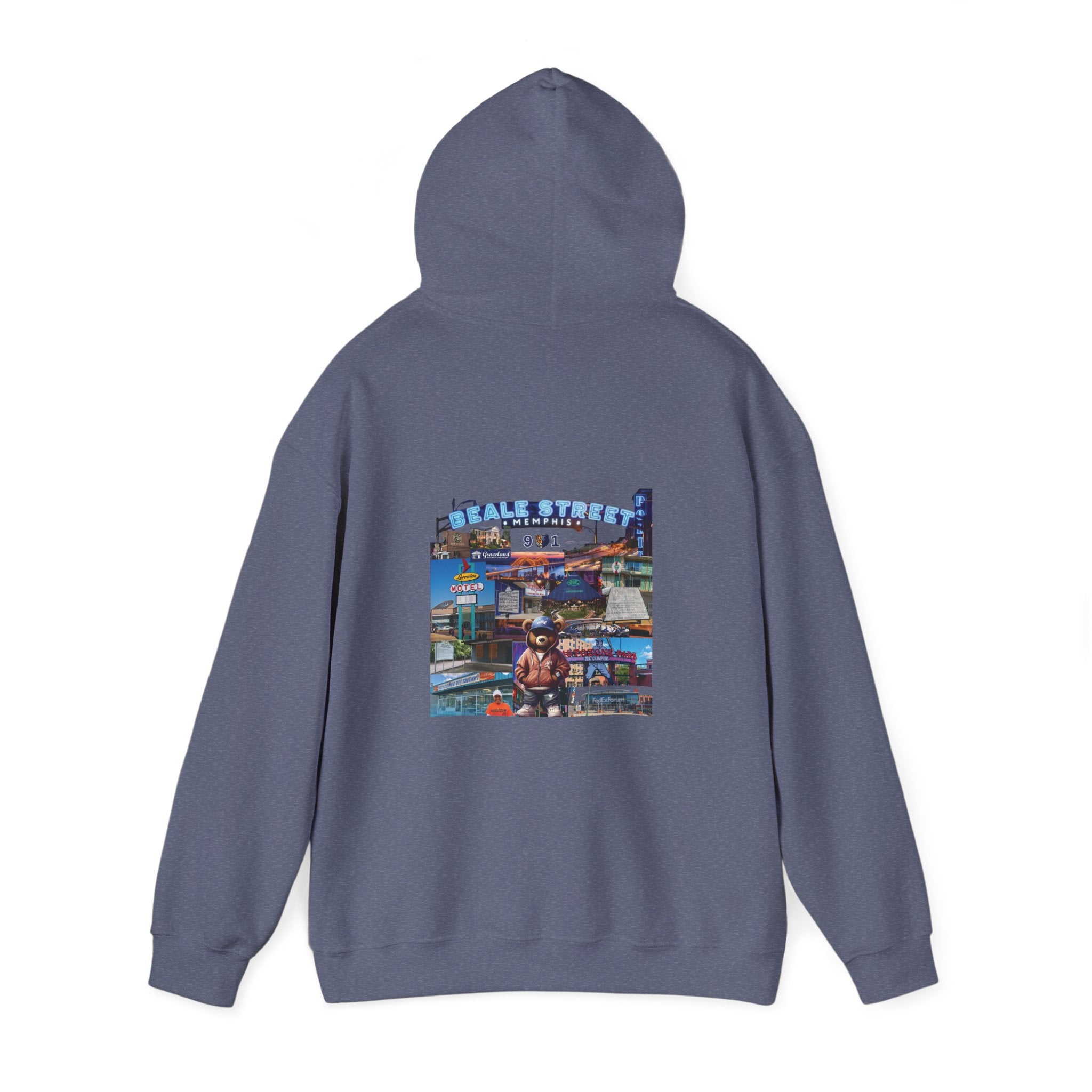 The Rep Yo City Collection Memphis (901) Unisex Heavy Blend™ Hooded Sweatshirt