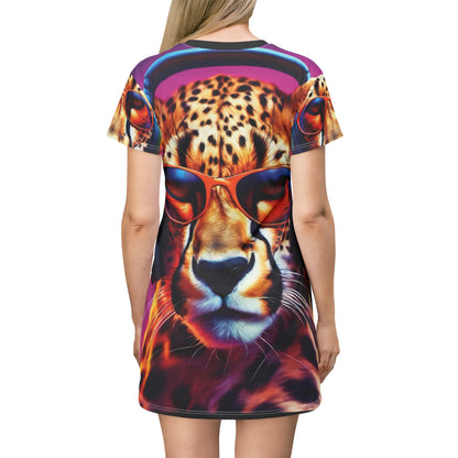 The Urban Cheetah Collection T-Shirt Dress