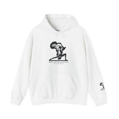 Yoga Health and Wellness Hoodie - Roots & Resolutions Brand Merch