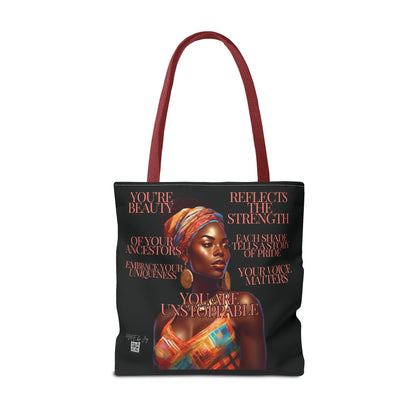 Tote Bag Ahnye's Melanin Collection You're Unstoppable
