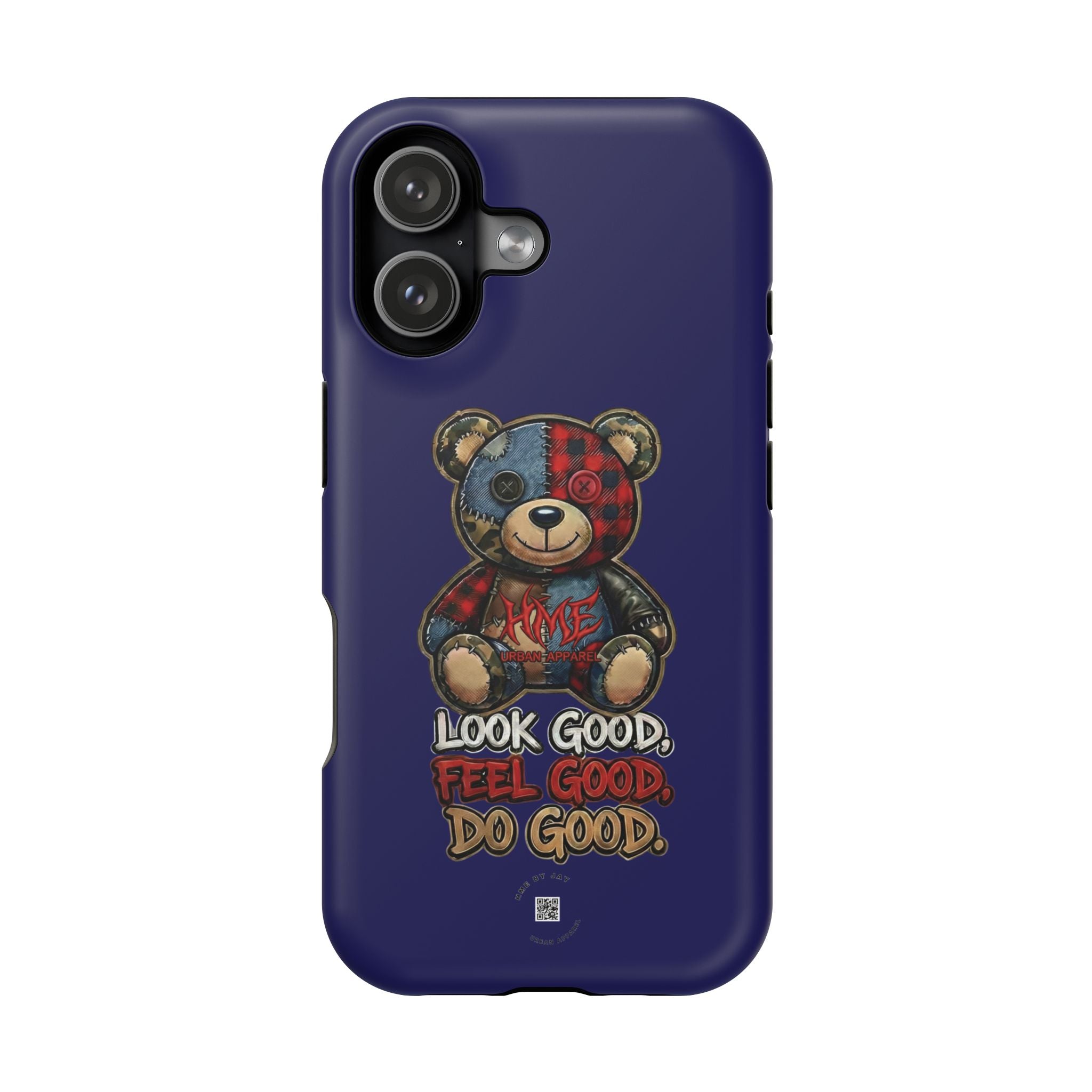 Phone Case — "Look Good, Feel Good, Do Good" Teddy Magnetic Impact-Resistant Case
