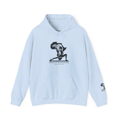 Yoga Health and Wellness Hoodie - Roots & Resolutions Brand Merch