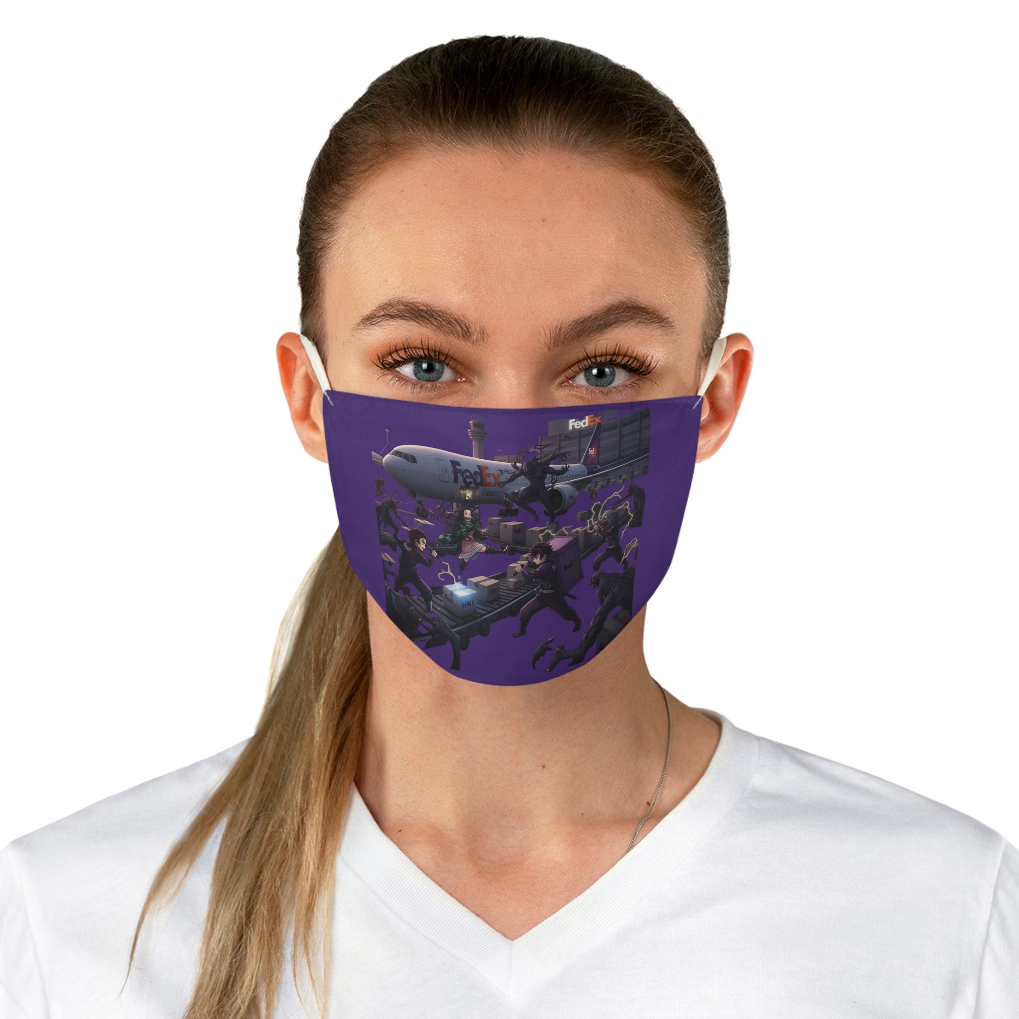 Face Mask - Demon Slayer Anime FedEx Design
