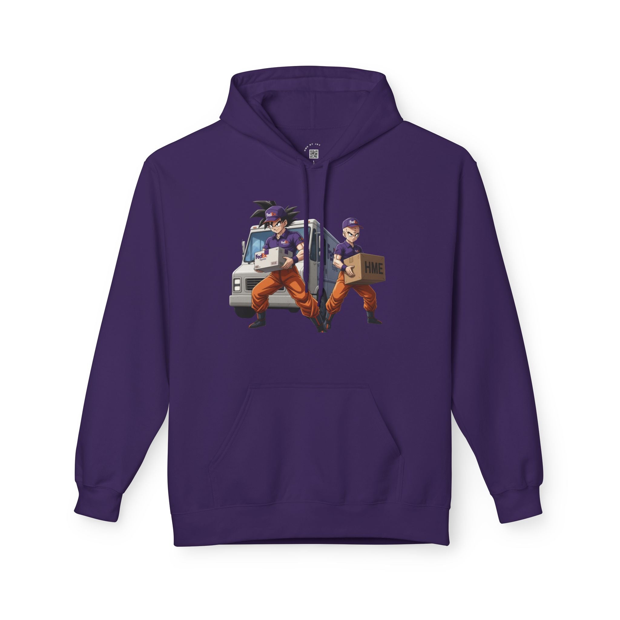Anime-Inspired Midweight Fleece Hoodie for Fans