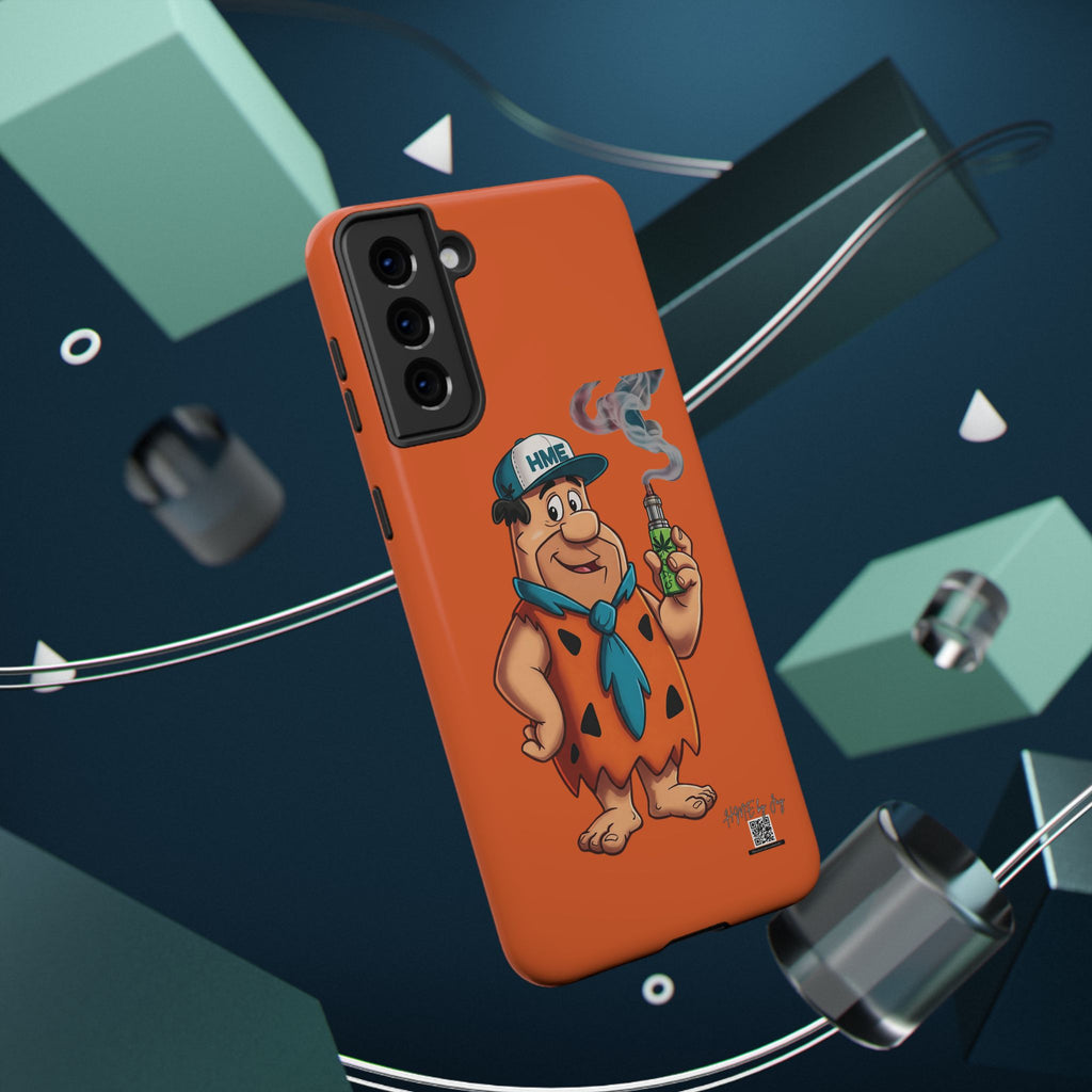 Phone Case - 420 Fred Flintstone with his THC Vape Pen Design
