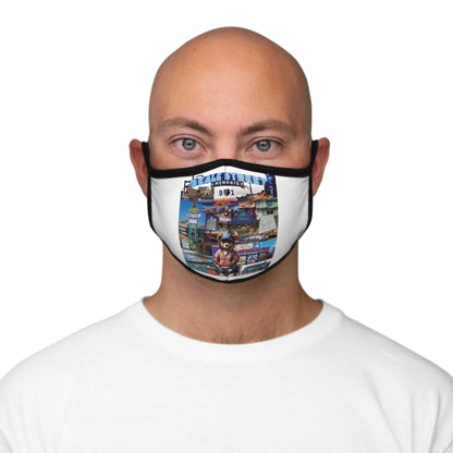 Rep Yo City Memphis White Fitted 2 layer Polyester Face Mask