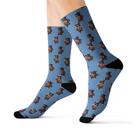 HME Bear Logo Collection Sublimation Socks