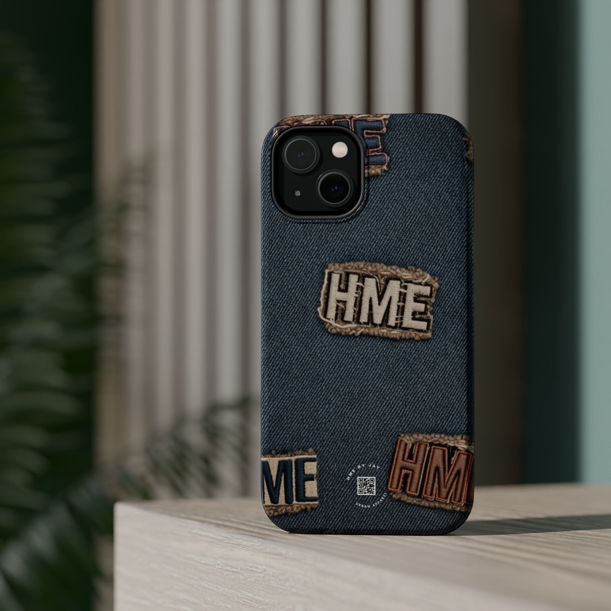 Denim HME Magnetic Impact-Resistant Case