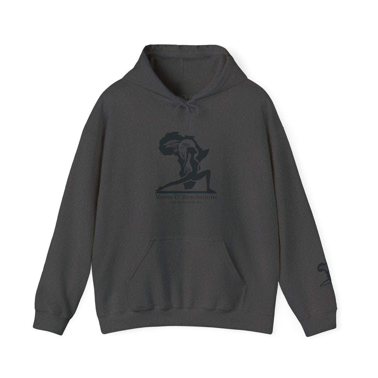 Yoga Health and Wellness Hoodie - Roots & Resolutions Brand Merch