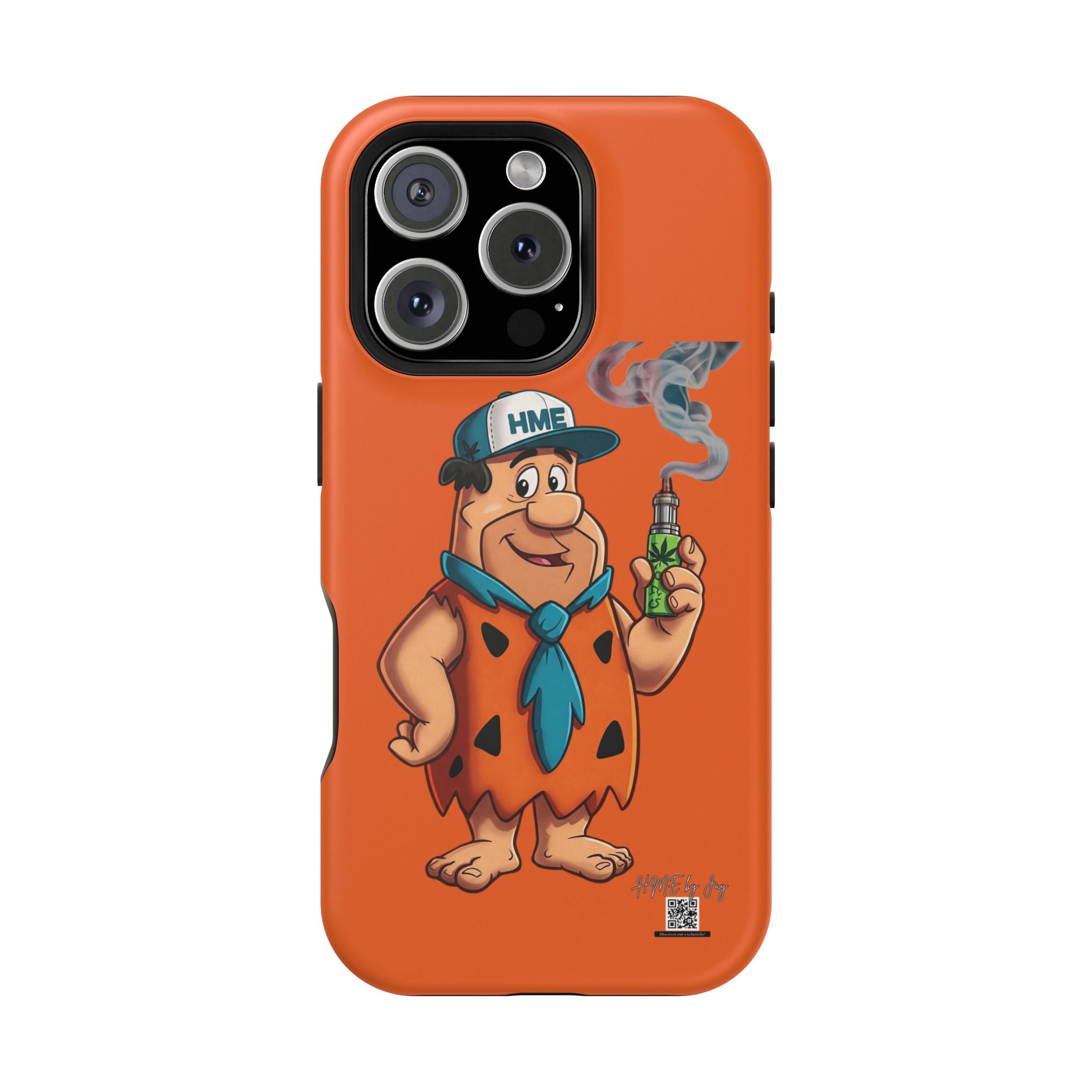 Phone Case - 420 Fred Flintstone with his THC Vape Pen Design