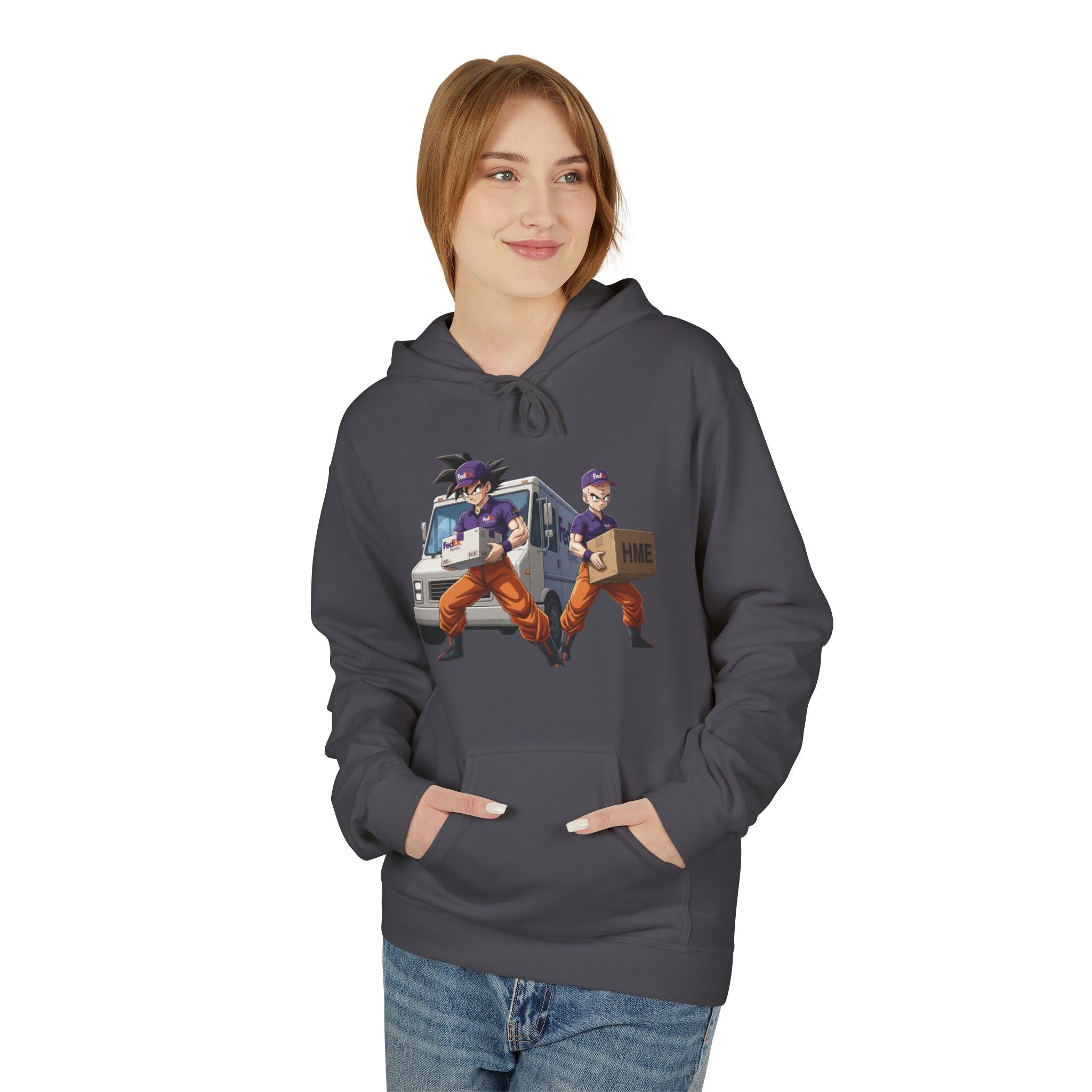 Anime-Inspired Midweight Fleece Hoodie for Fans