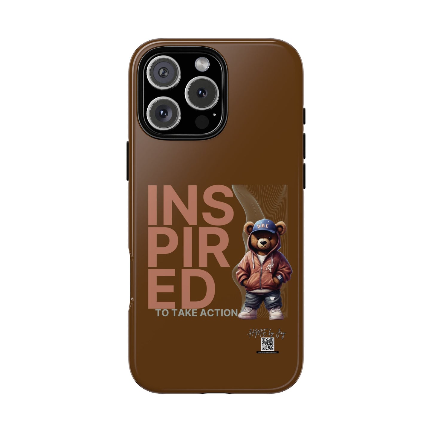 Phone Case - HME Bear Logo, Inspired to take action