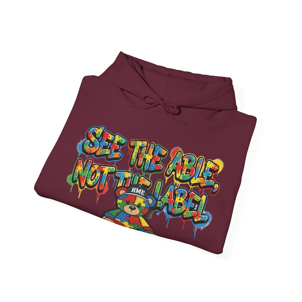 See the Able Not the Label – Autism Awareness Hoodie
