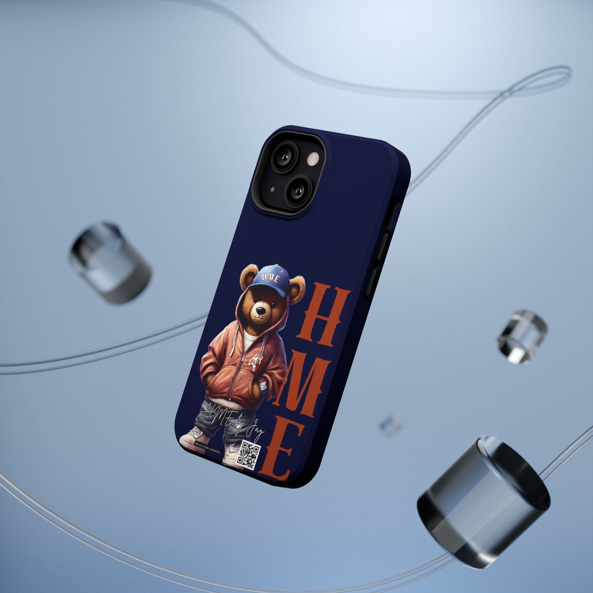 Phone Cases - HME Bear Logo Collection in Navy
