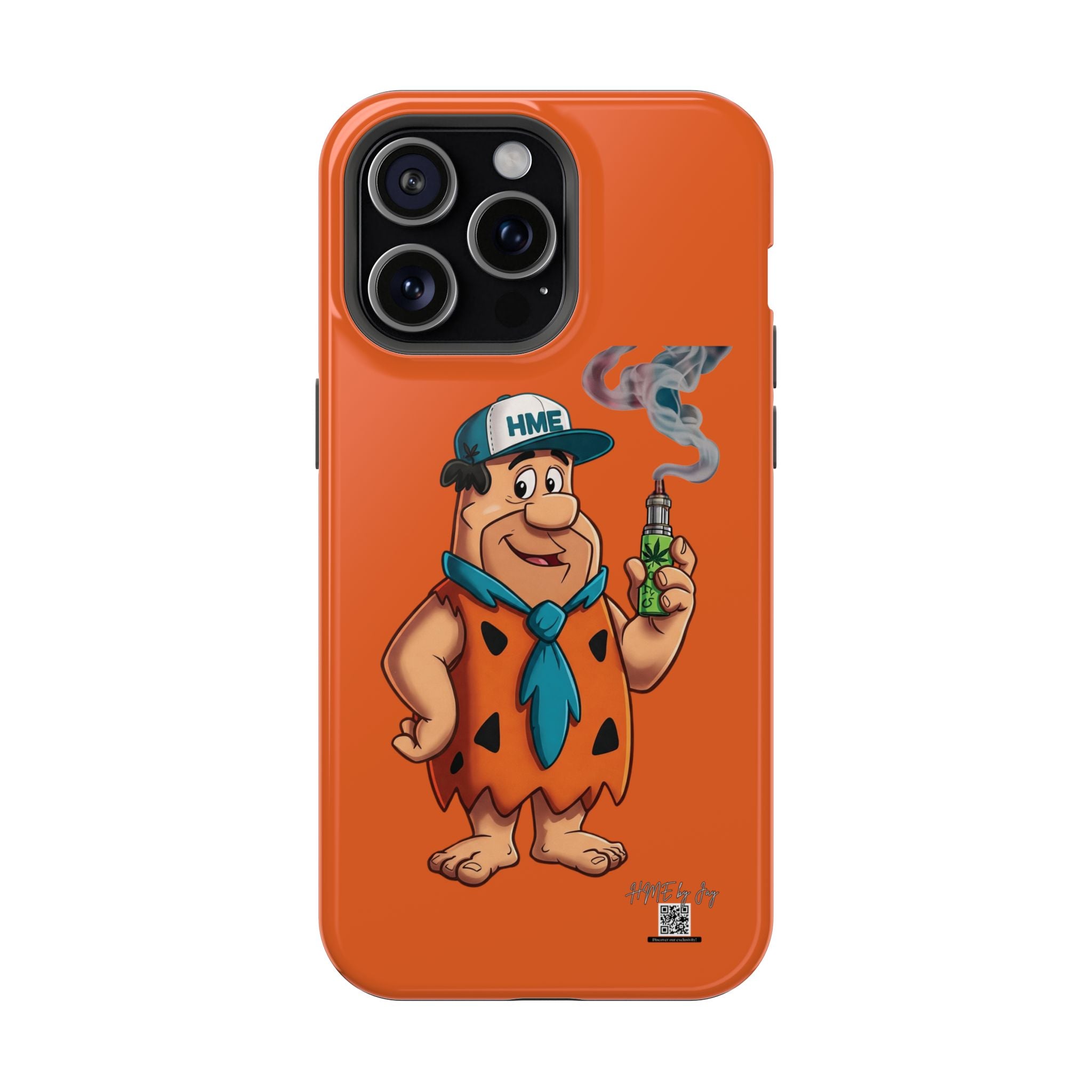 Phone Case - 420 Fred Flintstone with his THC Vape Pen Design