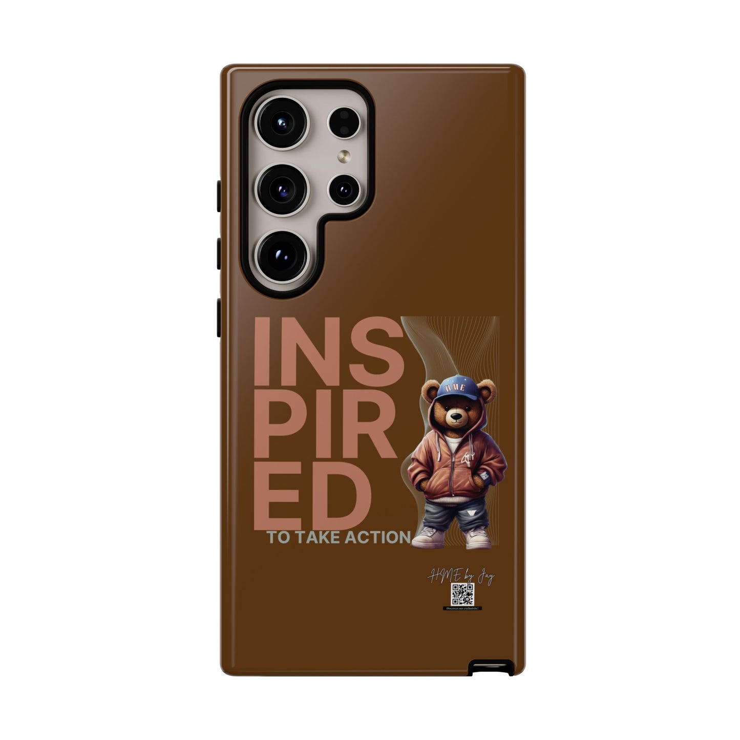 Phone Case - HME Bear Logo, Inspired to take action