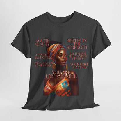 Ahnye’s Melanin Collection Graphic Tee - You are unstoppable