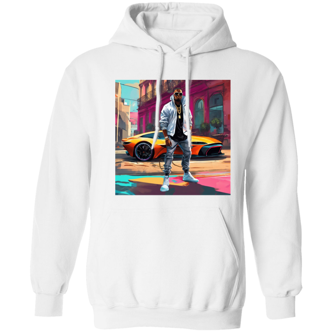 Hip Hop Pullover Hoodie 8 oz