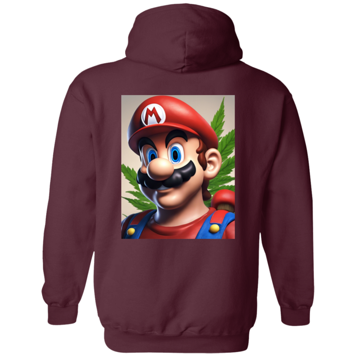 Branded Unisex 420 Mario Collection Pullover Hoodie 8 oz