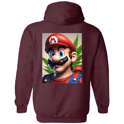 Branded Unisex 420 Mario Collection Pullover Hoodie 8 oz
