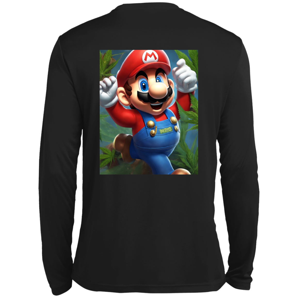 Branded 420 Mario Collection Men’s Long Sleeve Performance Tee