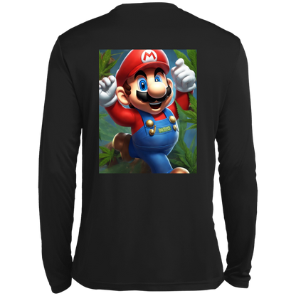 Branded 420 Mario Collection Men’s Long Sleeve Performance Tee