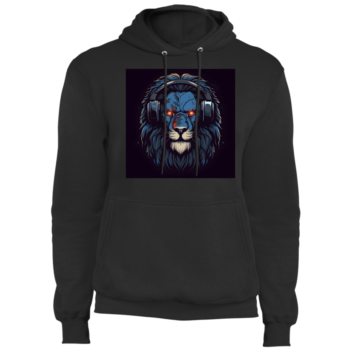 Unisex Urban Lion Core Fleece Pullover Hoodie