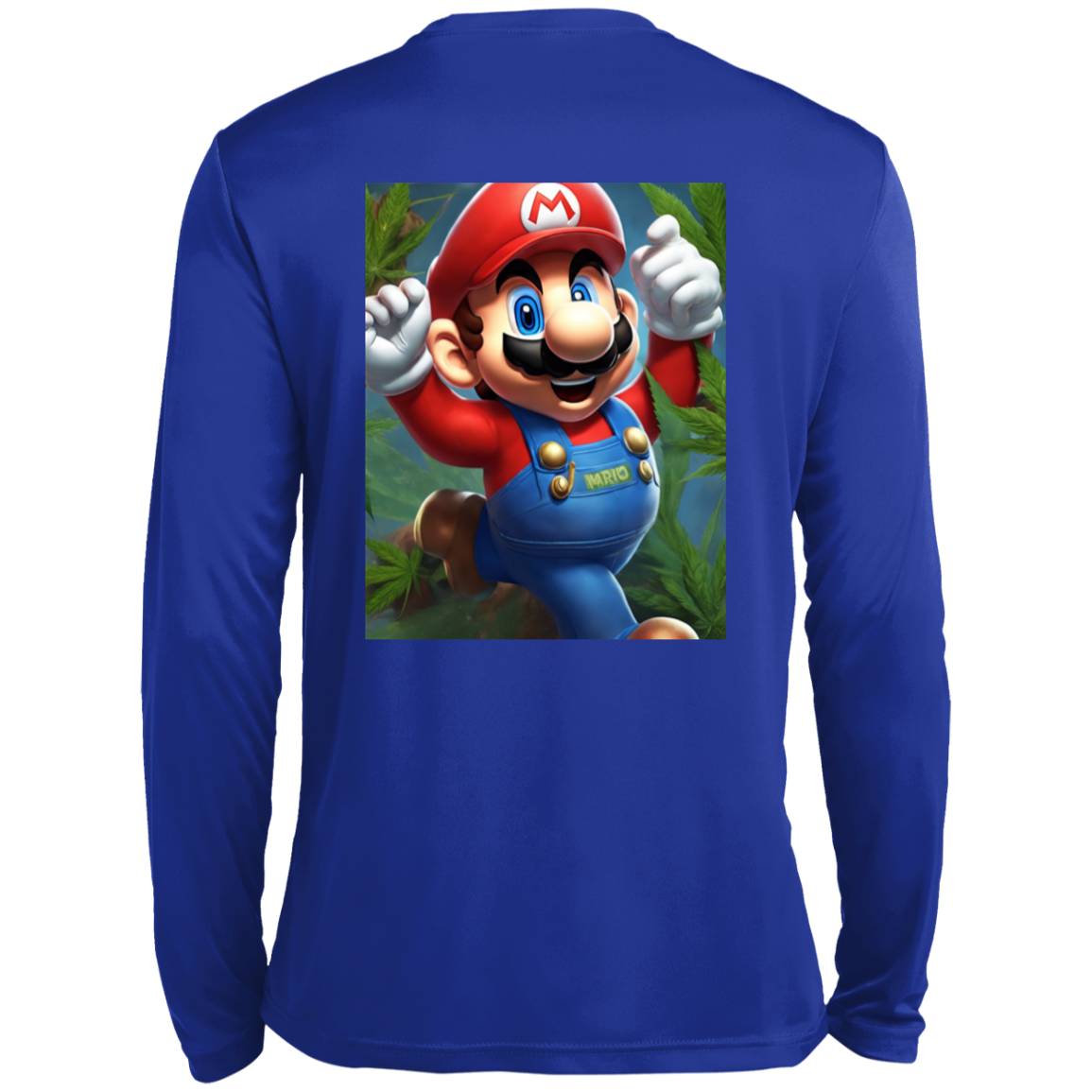 Branded 420 Mario Collection Men’s Long Sleeve Performance Tee