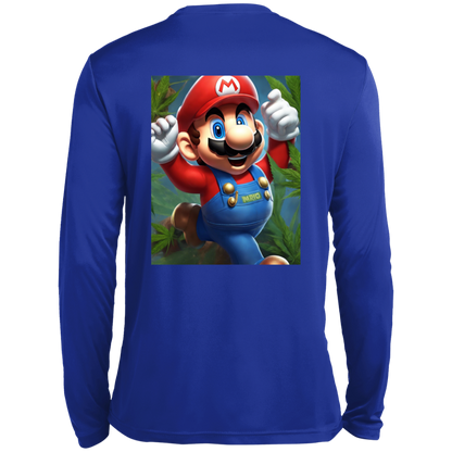 Branded 420 Mario Collection Men’s Long Sleeve Performance Tee
