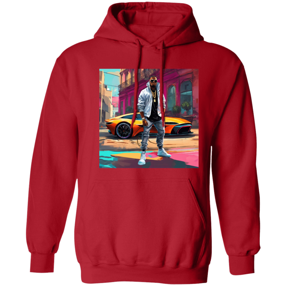 Hip Hop Pullover Hoodie 8 oz