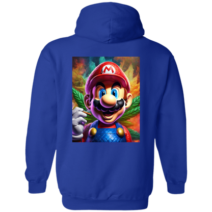 Branded Unisex 420 Mario Collection Pullover Hoodie 8 oz