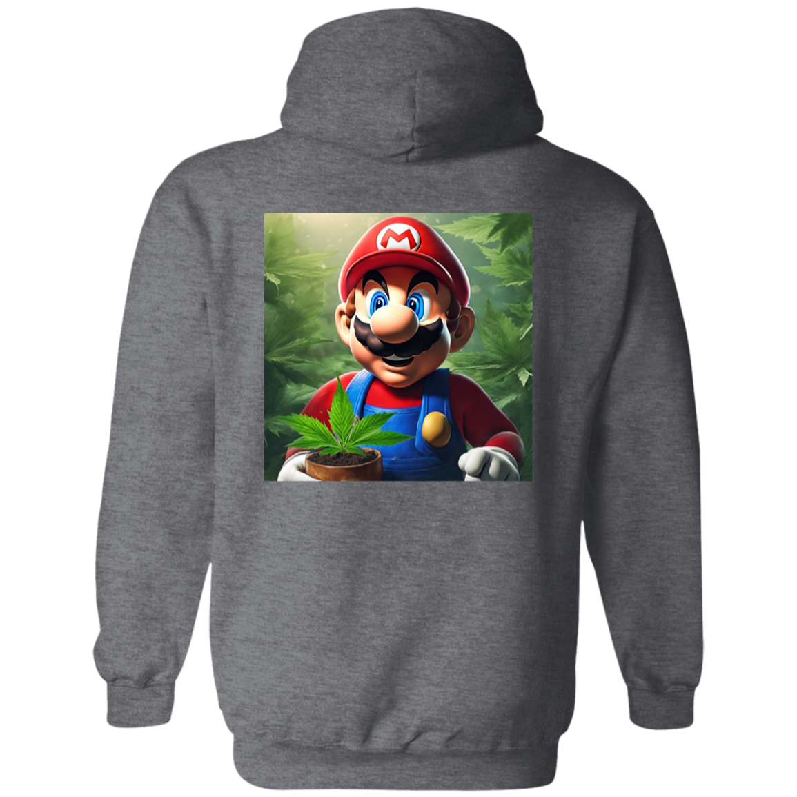 Branded Unisex 420 Mario Collection Pullover Hoodie 8 oz