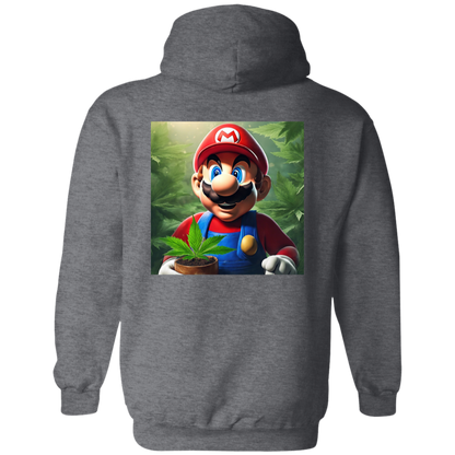 Branded Unisex 420 Mario Collection Pullover Hoodie 8 oz