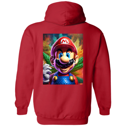 Branded Unisex 420 Mario Collection Pullover Hoodie 8 oz